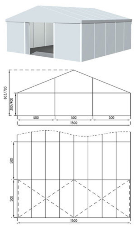 Hale namiotowe H-15